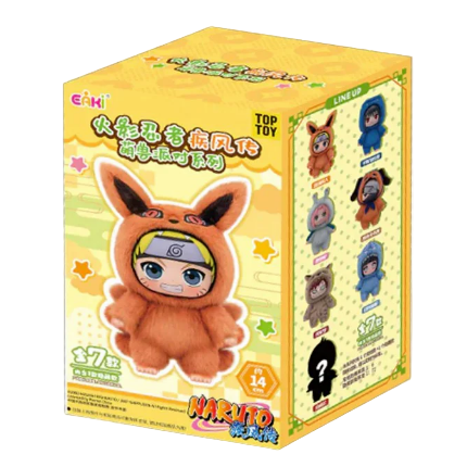 Toy packaging with a character in a costume on a white background